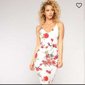 Fashion Nova simple garden floral dress size 1X